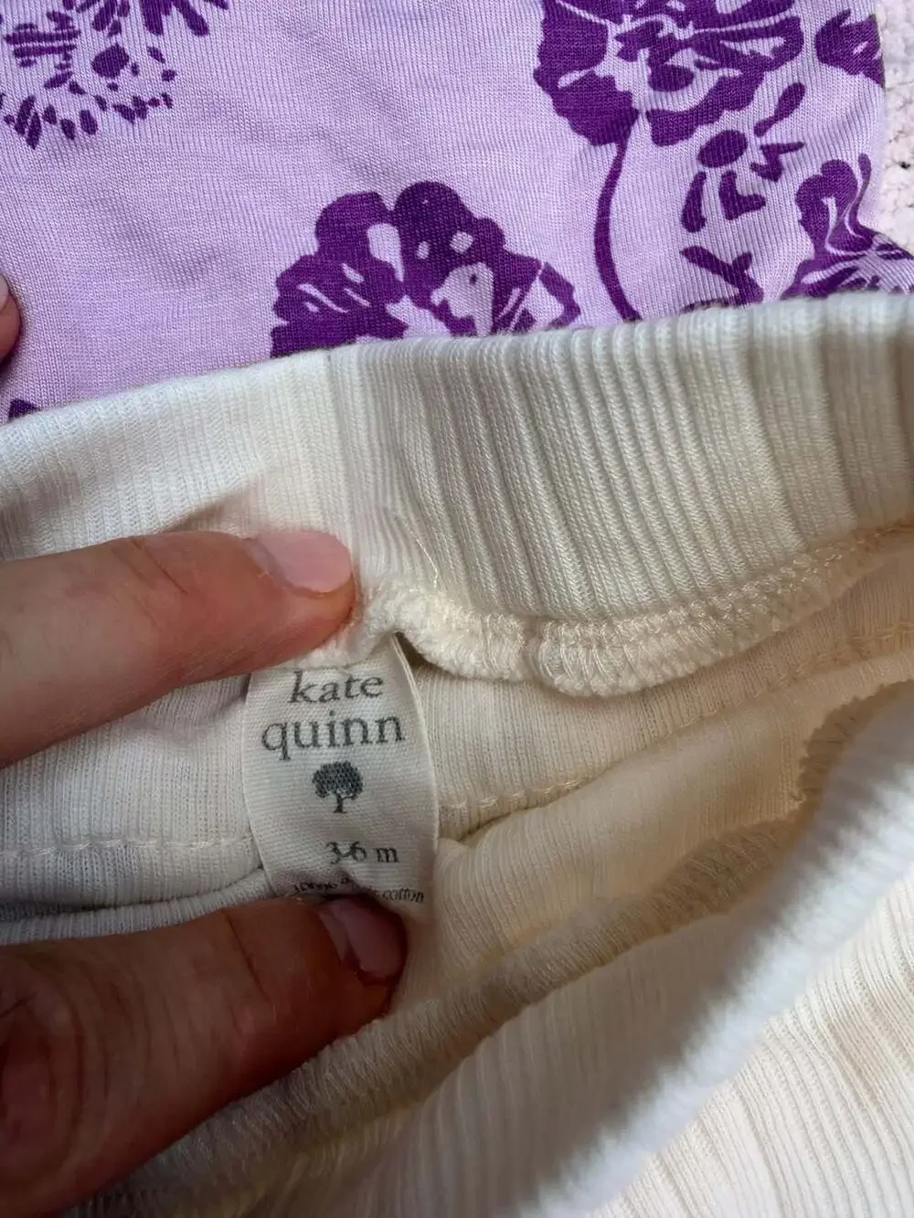 Kate Quinn Baby Modal Spandex Zip-Up Footie Pajamas and Bodysuit Lot 6-9 3-6